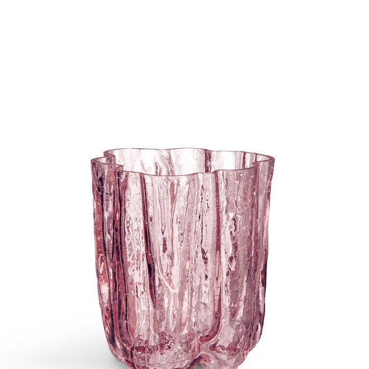 Crackle Vase Pink 121mm