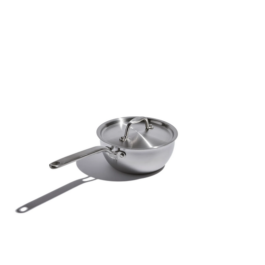 2 Quart Saucier with Lid - Eater x Heritage Steel