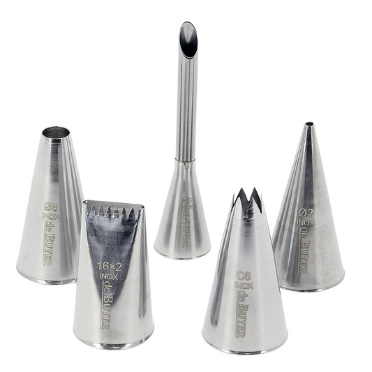 Set of 26 Small Pastry Decor Tips