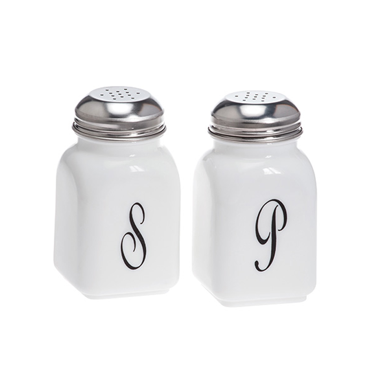 Monogram Salt and Pepper Shakers
