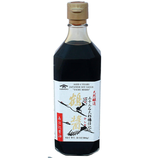 Soy Sauce aged 4 yrs (Tsuru Bishio) - 18oz (532ml)