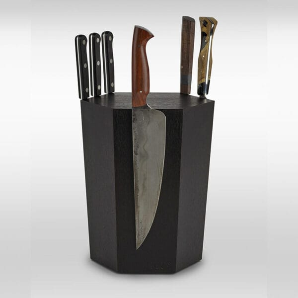 The 360KB Rotating Knife Block - Black