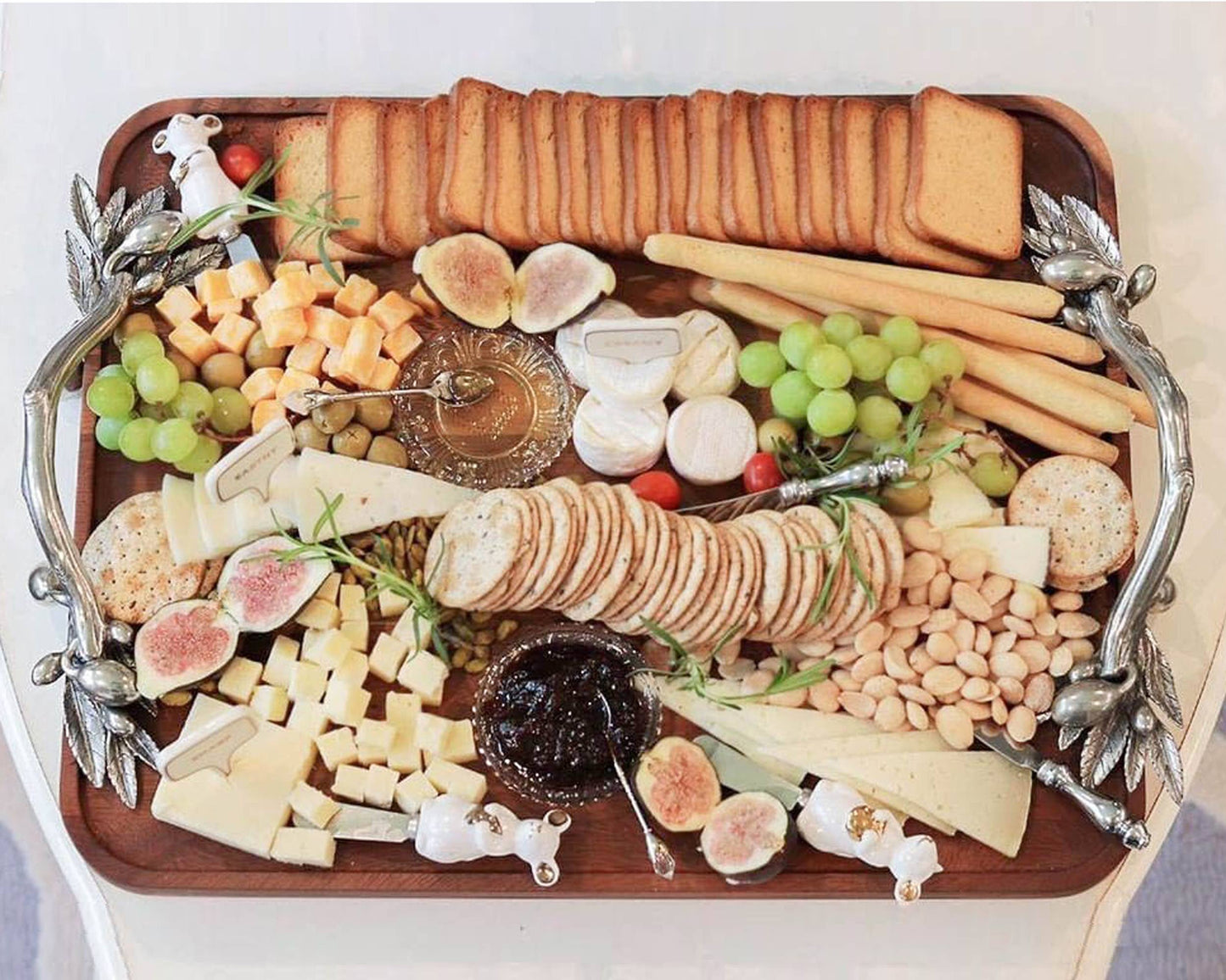 Olive Serving Tray Acacia