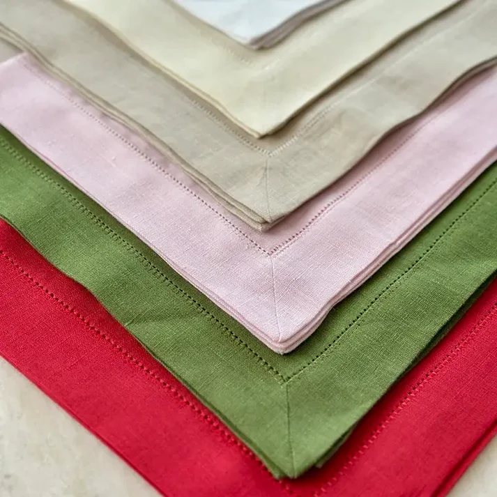 Napkin - Hemstitch Large Linen