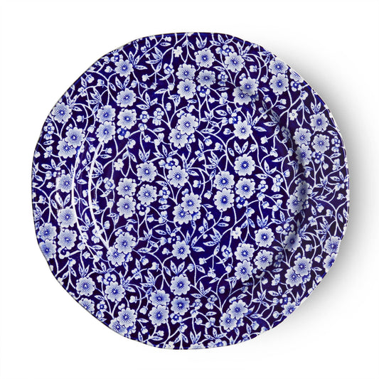 Blue Calico Medium Plate