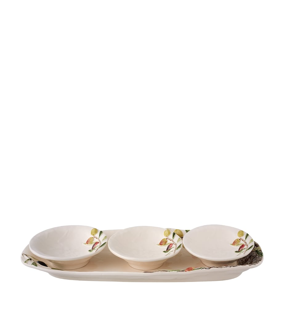 Platter with 3 Bowls - Olival Collection