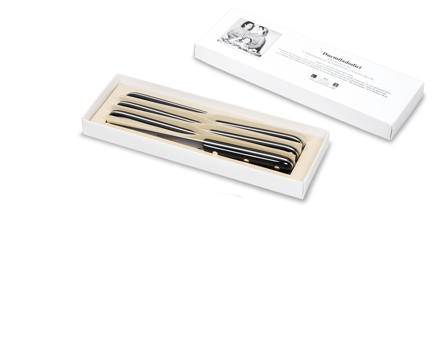 “Two-Twelve” Table Knife – 6 Pieces - Duemiladodici Collection