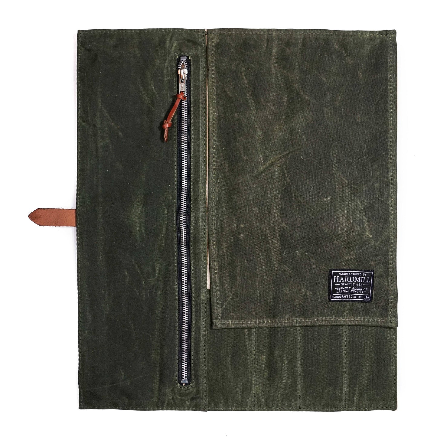 Waxed Canvas Compact Knife Roll