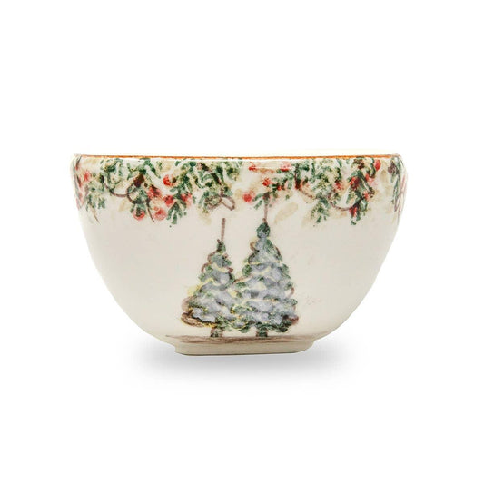 Natale Square Bowl - Christmas