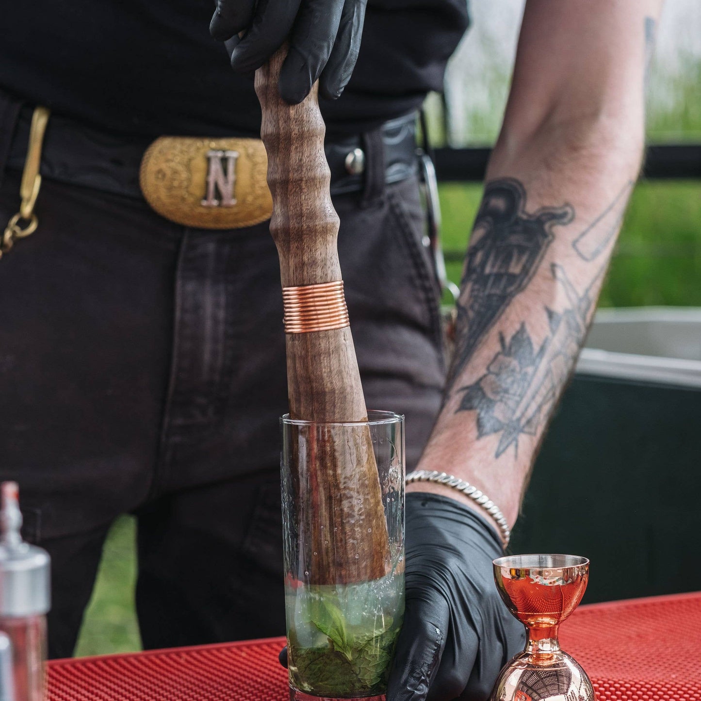 Hand-Carved Muddler | Black Walnut | Made in USA