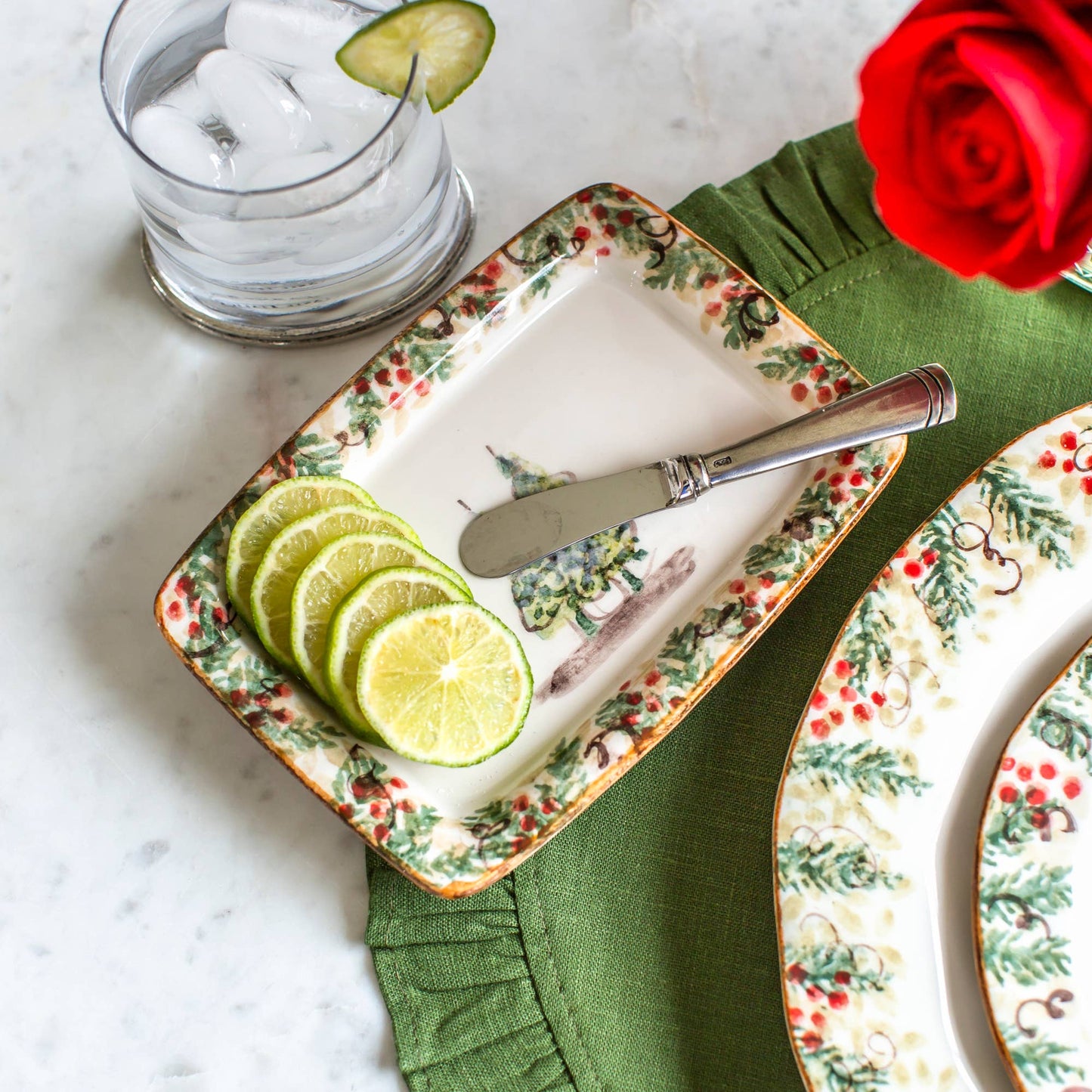 Natale Small Tray - Christmas