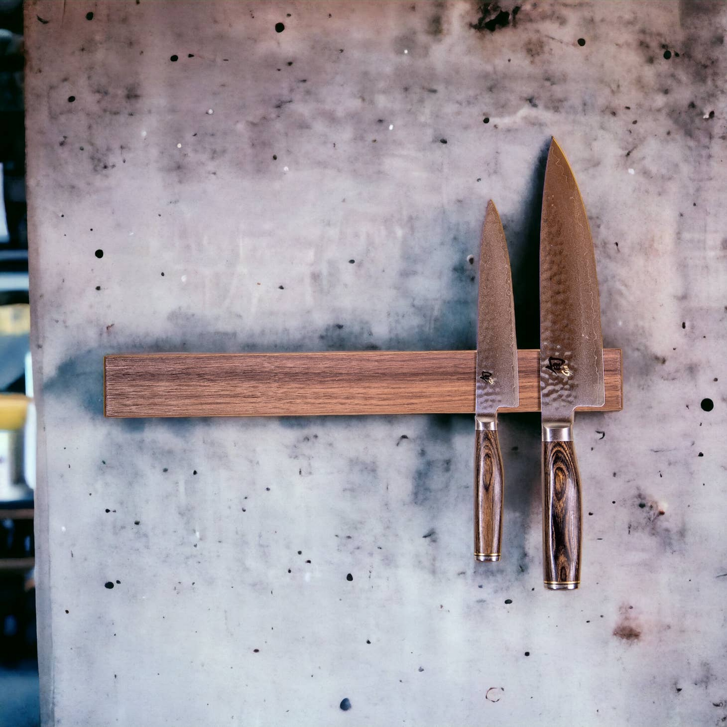 Handmade Hardwood Magnetic Knife Holder