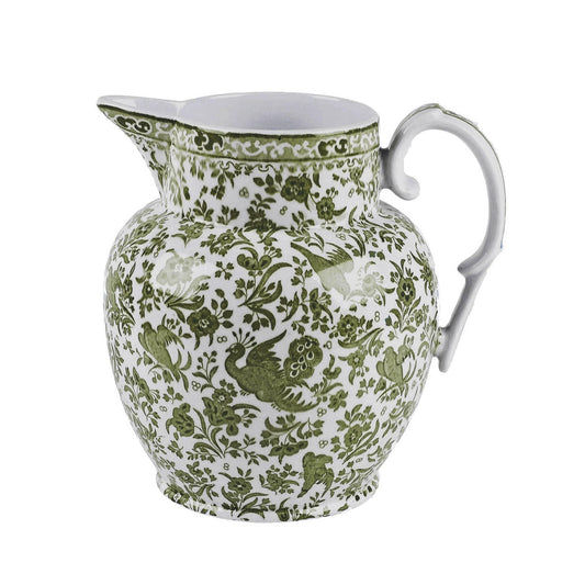 Green Regal Peacock - Etruscan Jug