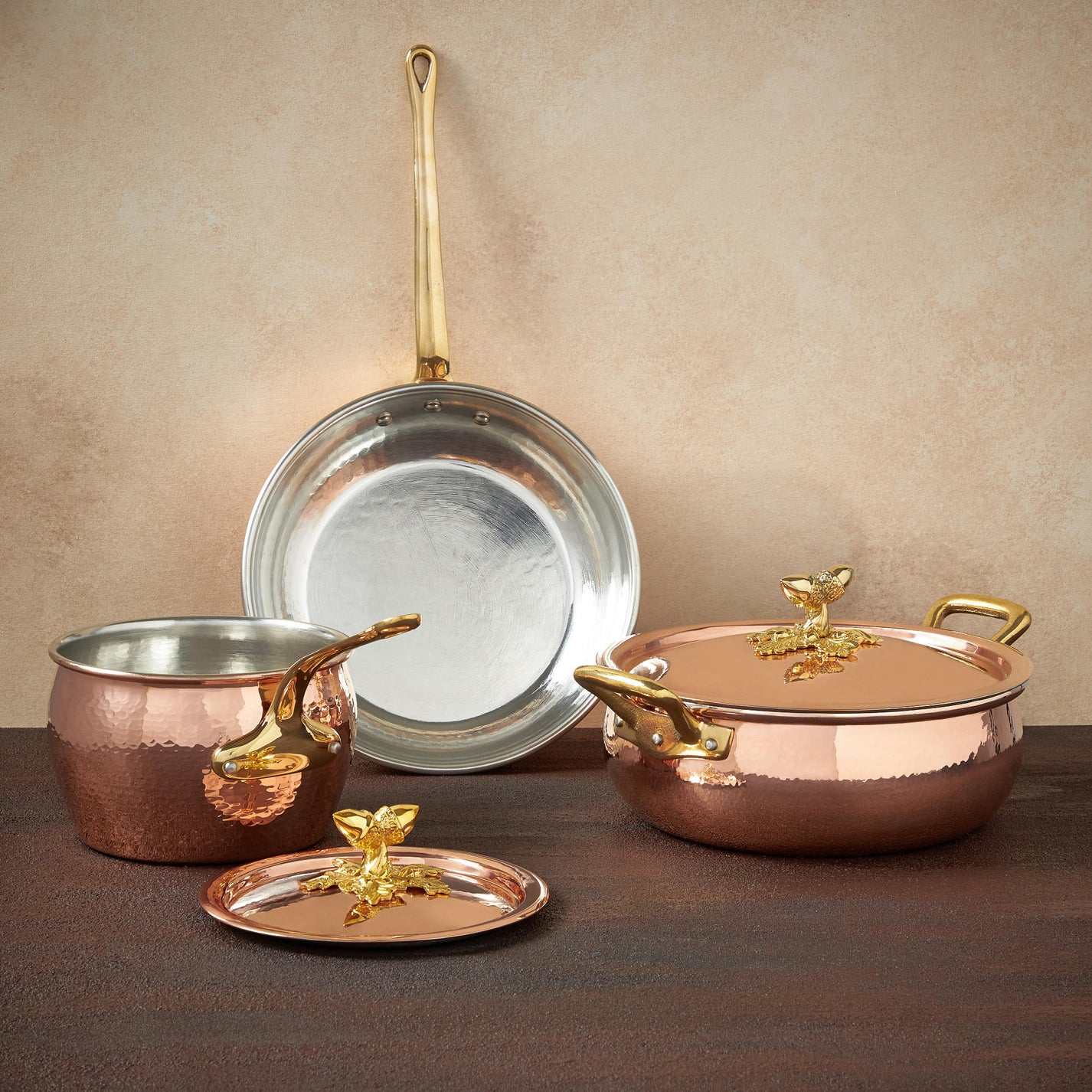 Historia Copper 5 Piece Set with Tools and Wooden Box