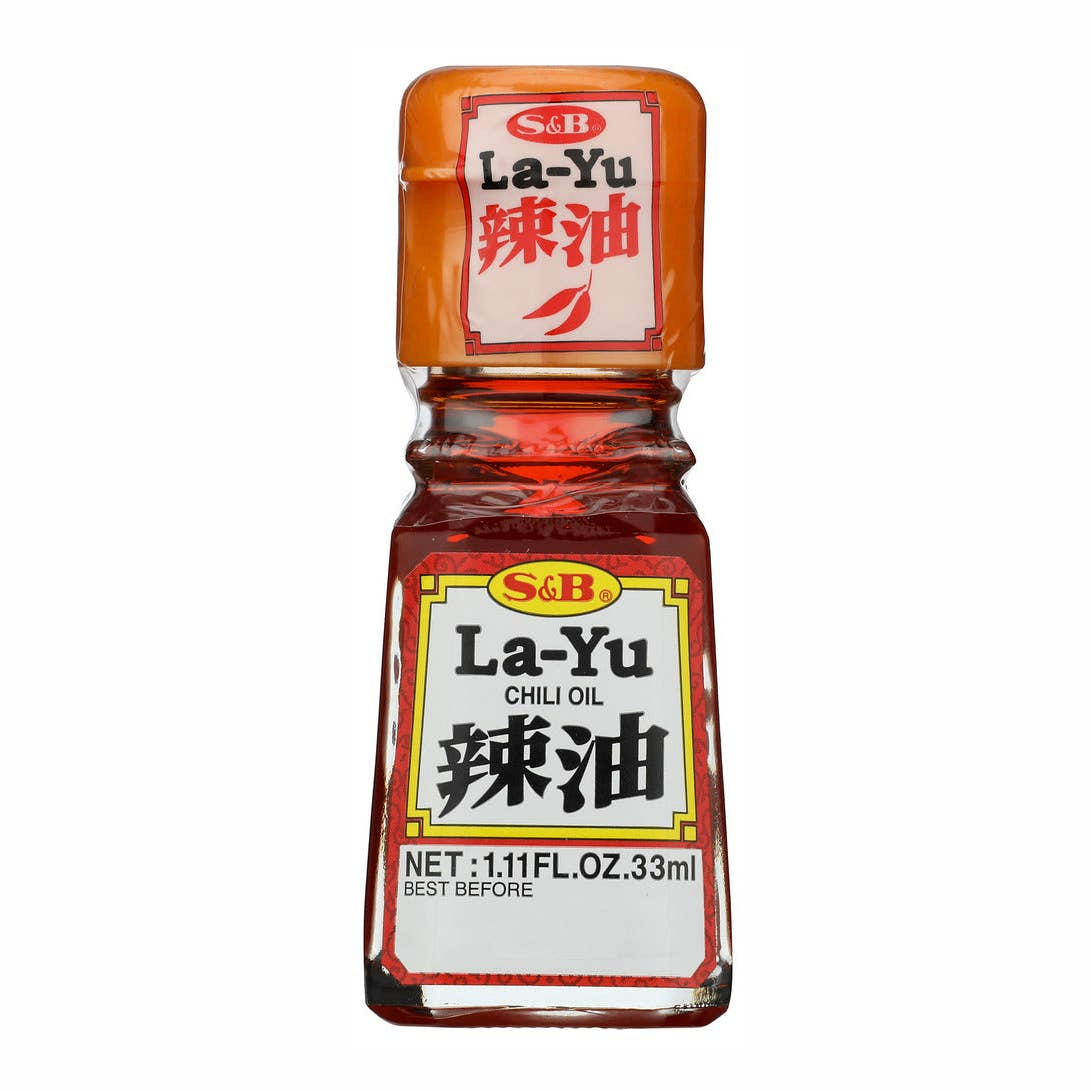 S & B Oil Chili Oil La-Yu - 1.1 Fl oz