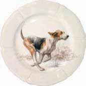 Sologne - Dessert Plates (Dog Collection)