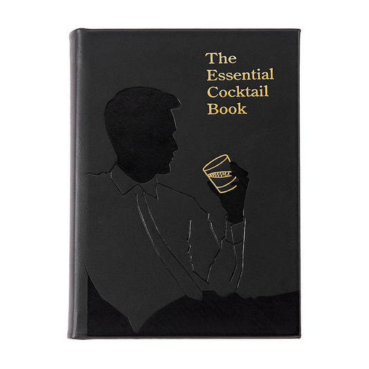 Essential Cocktail Book Leather Bound