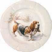 Sologne - Dessert Plates (Dog Collection)