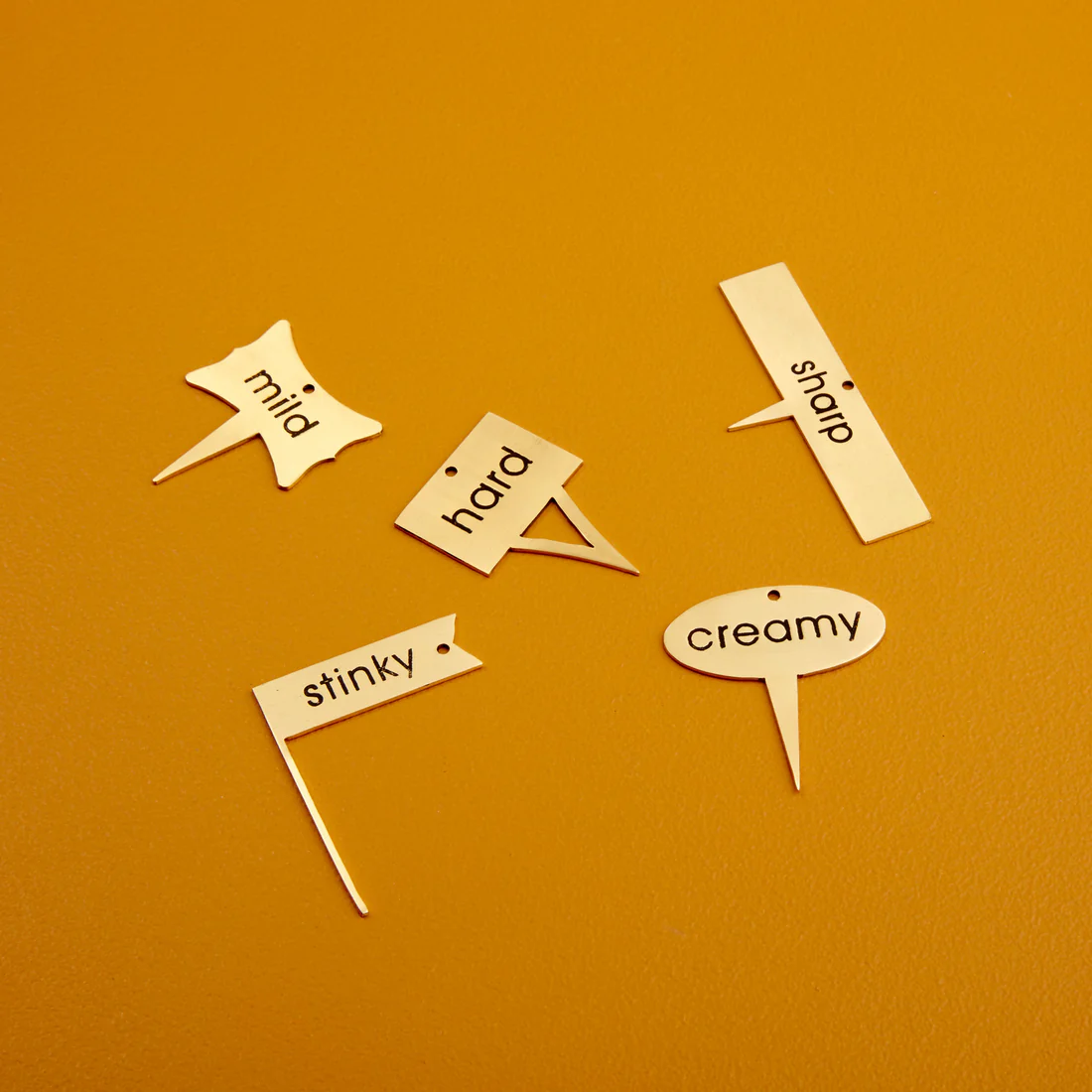 Gold - Cheese Markers
