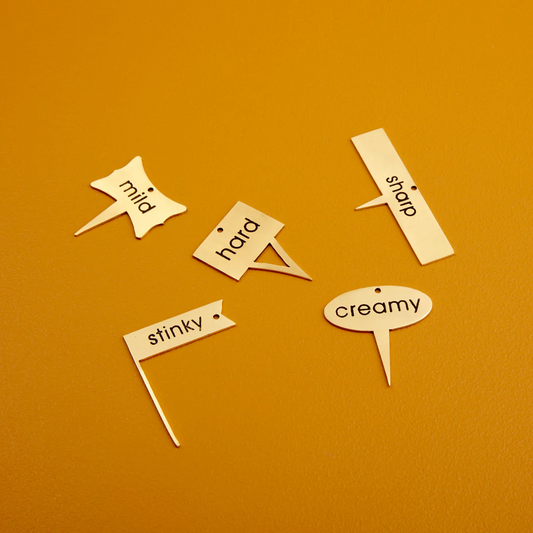 Gold - Cheese Markers