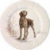 Sologne - Dessert Plates (Dog Collection)