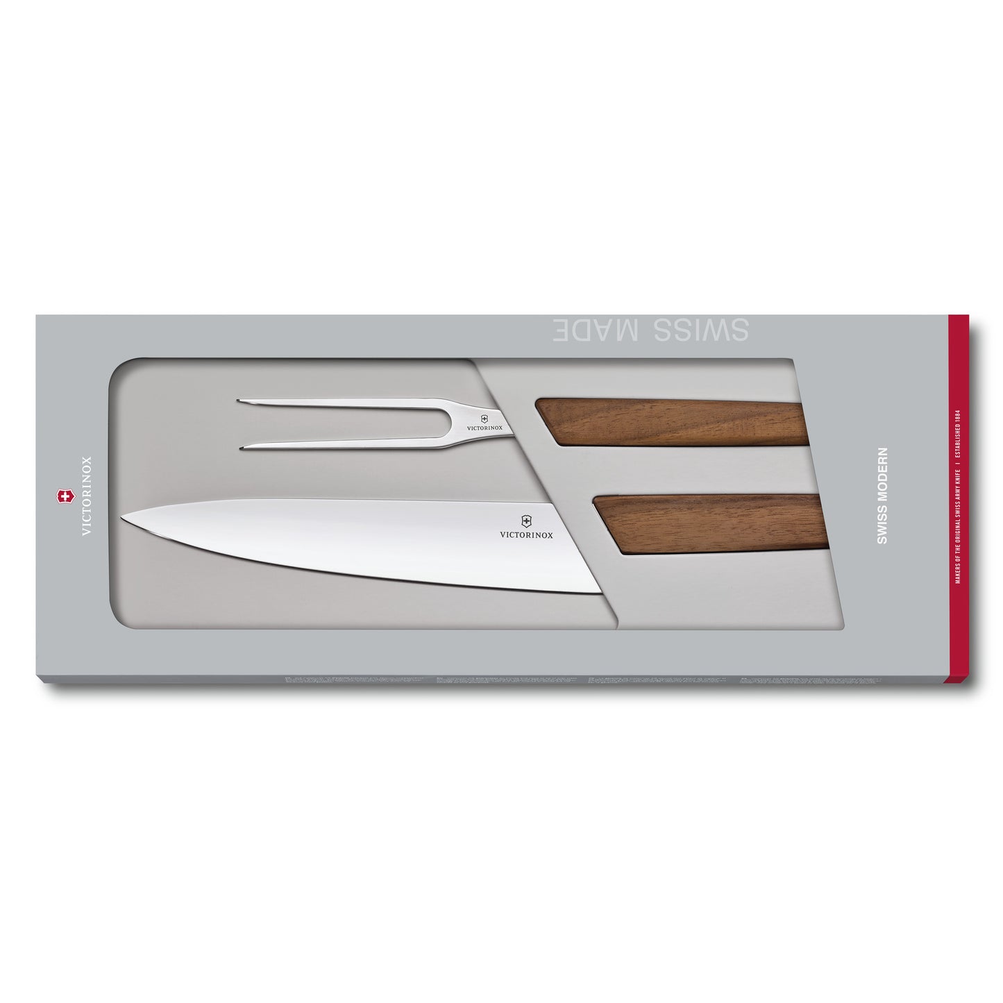 Swiss Modern Carving Set, 2 pieces