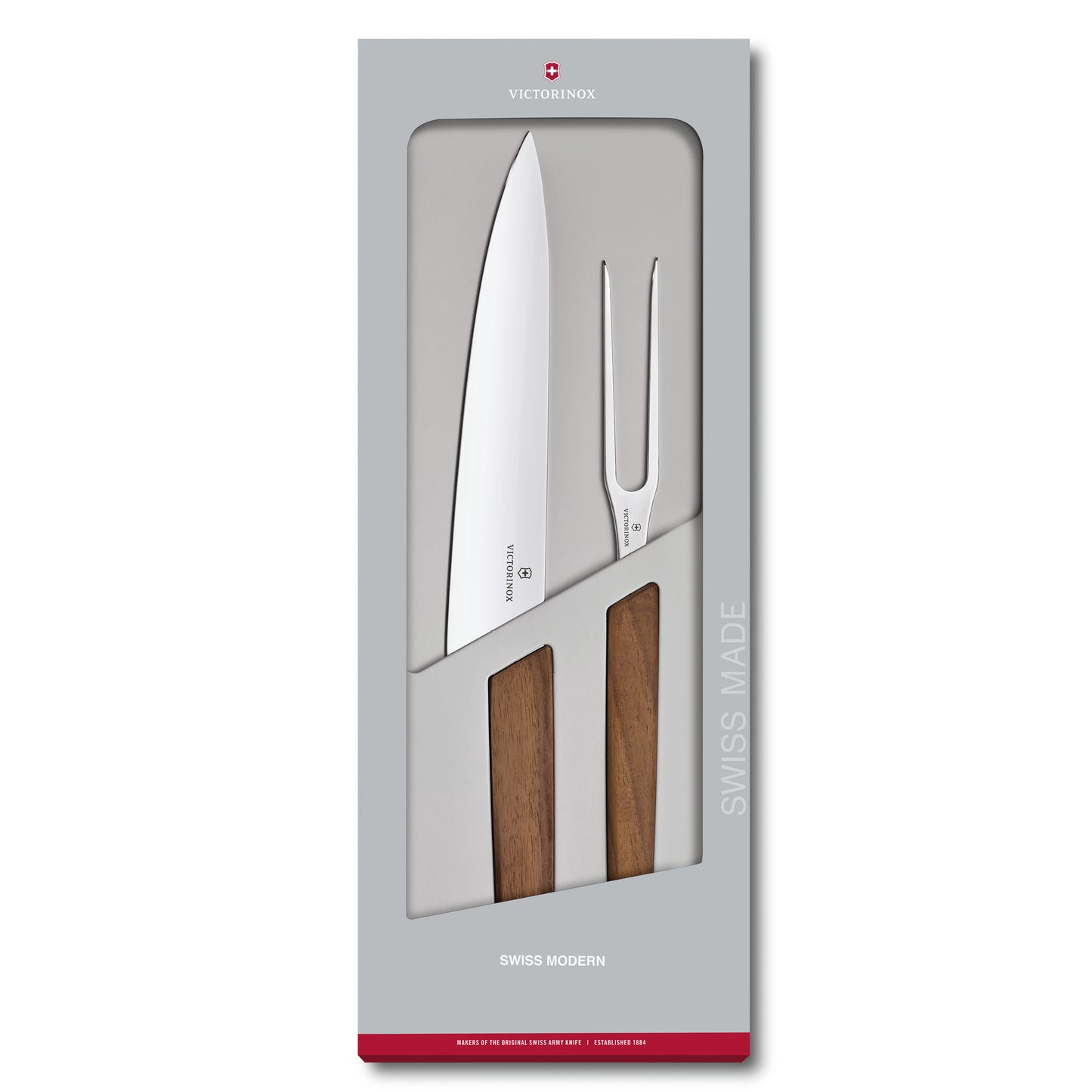 Swiss Modern Carving Set, 2 pieces