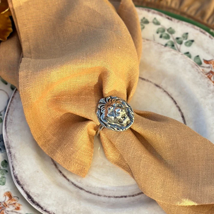 Vintage Leone Napkin Ring - set of two
