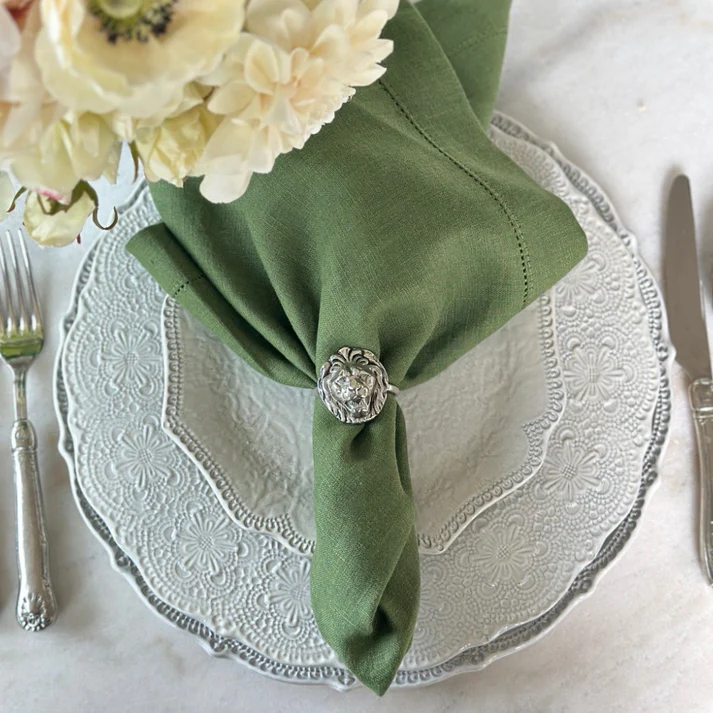 Vintage Leone Napkin Ring - set of two
