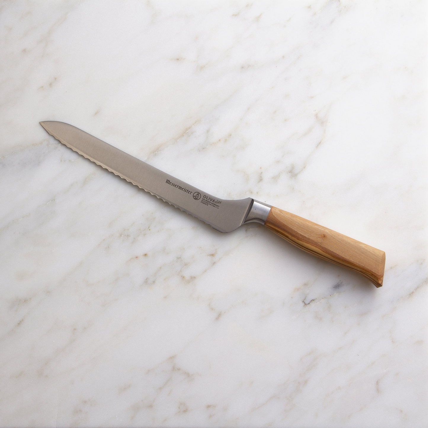 Oliva Elite - 8 Inch Scalloped Offset Knife