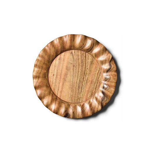 Fundamental - Wood Ruffle Platter
