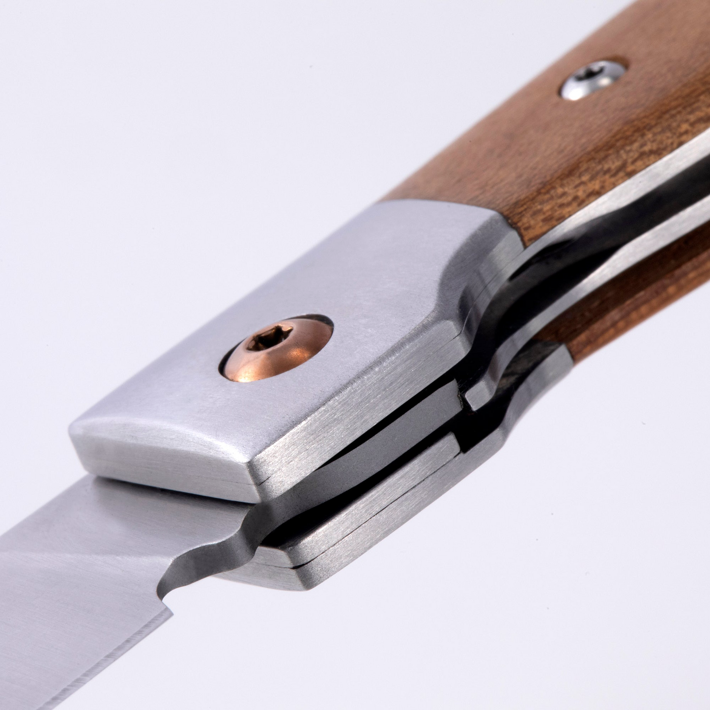 Folding Steak Knife Set in Leather Roll - Set of Four