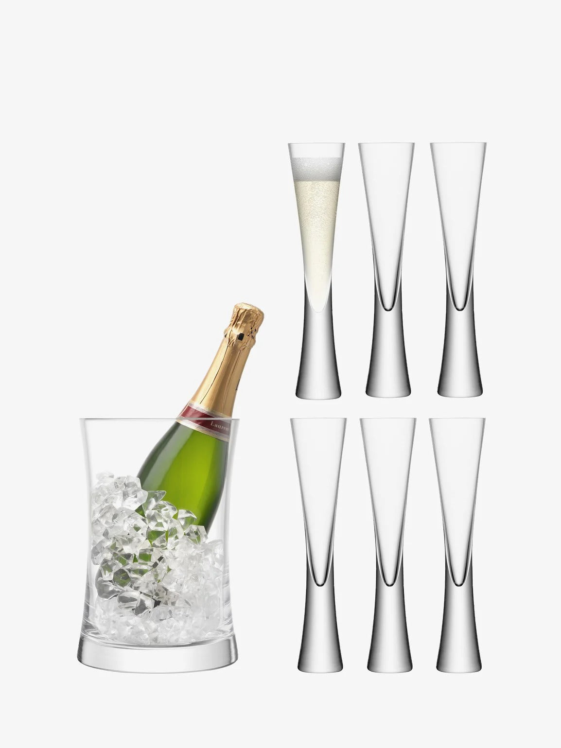 Moya Ice Bucket and Flutes (set of 6)