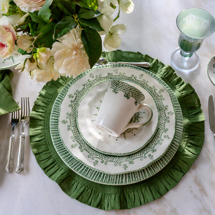 Burano Green Dinnerware Collection