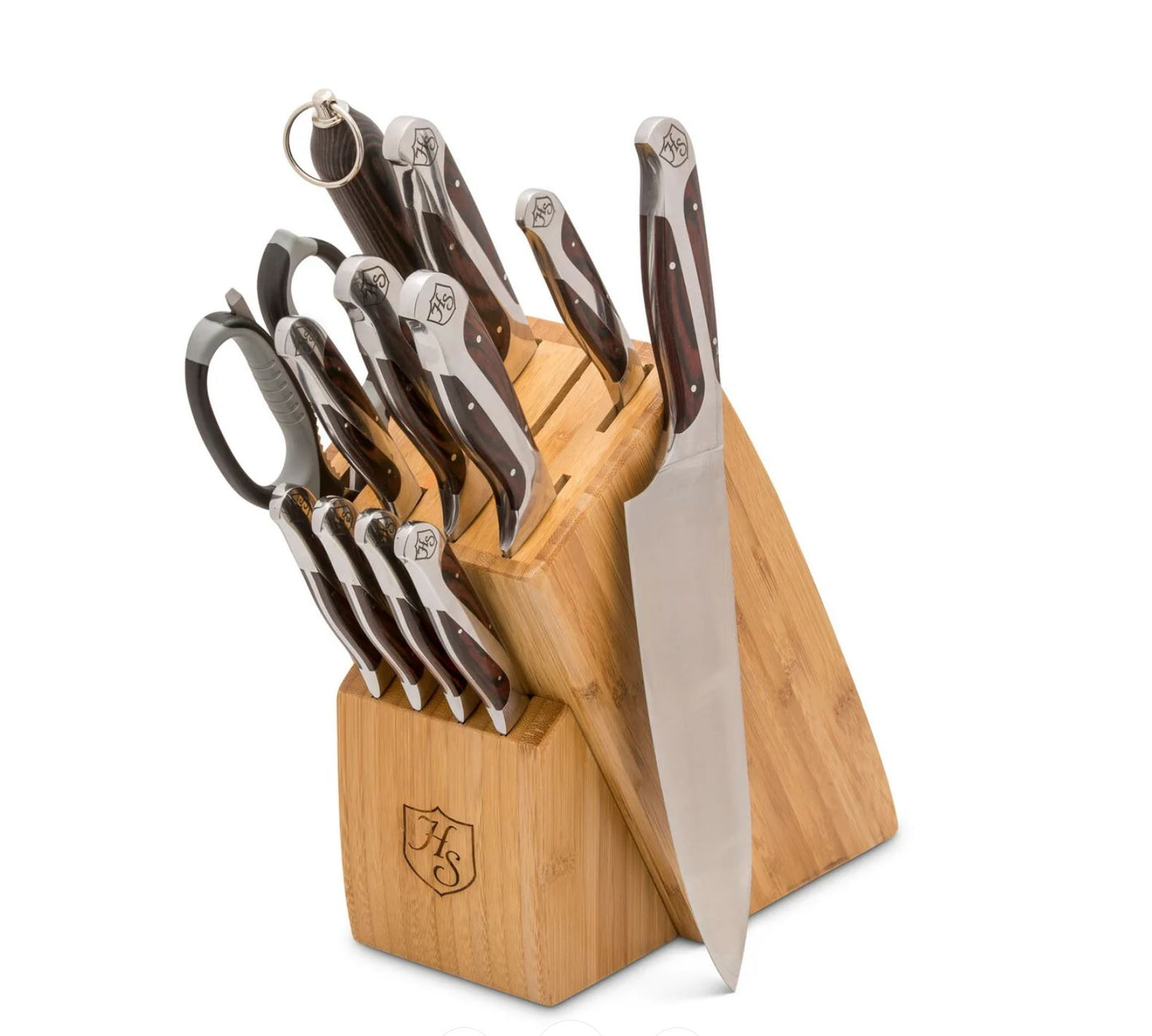 12 Piece Cutlery Essentials Set with Block