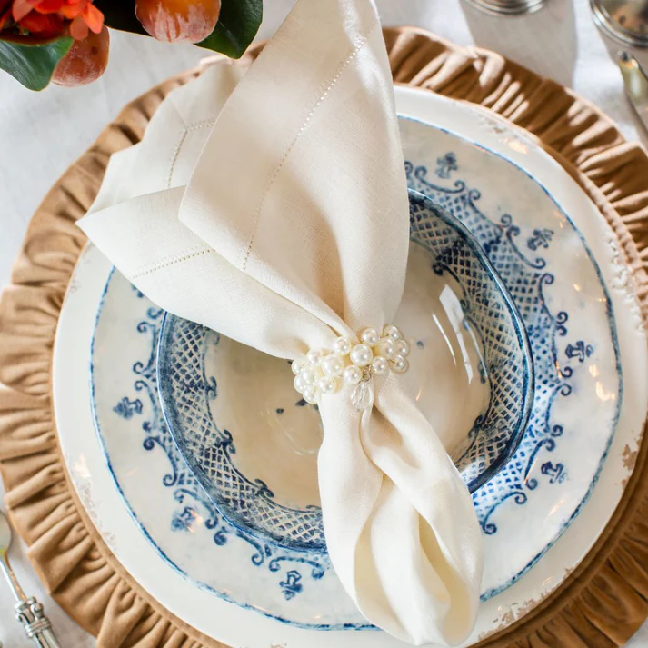 Napkin - Hemstitch Large Linen