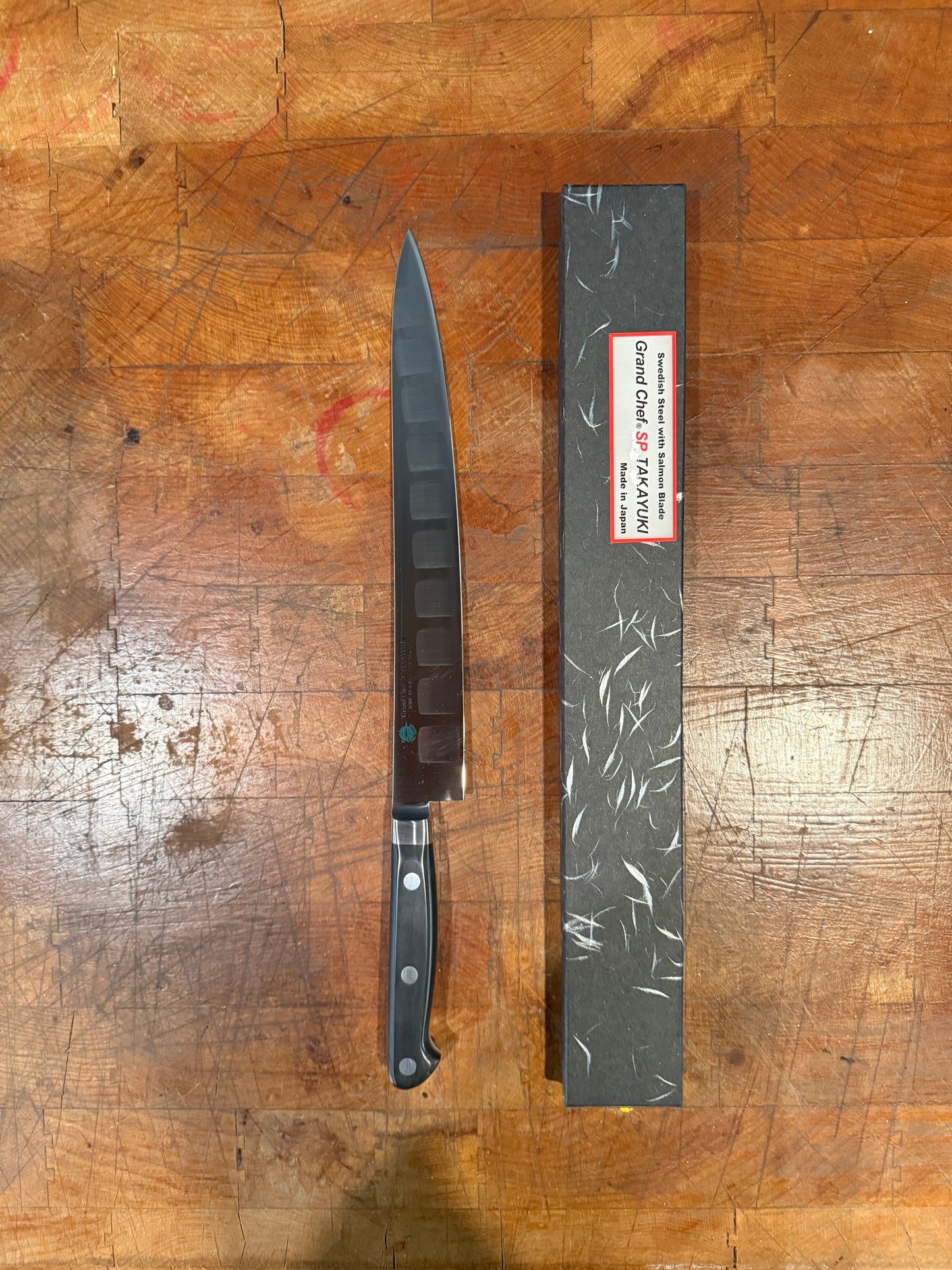 Sakai Takayuki Grand Chef 240mm Sujihiki - Salmon Blade