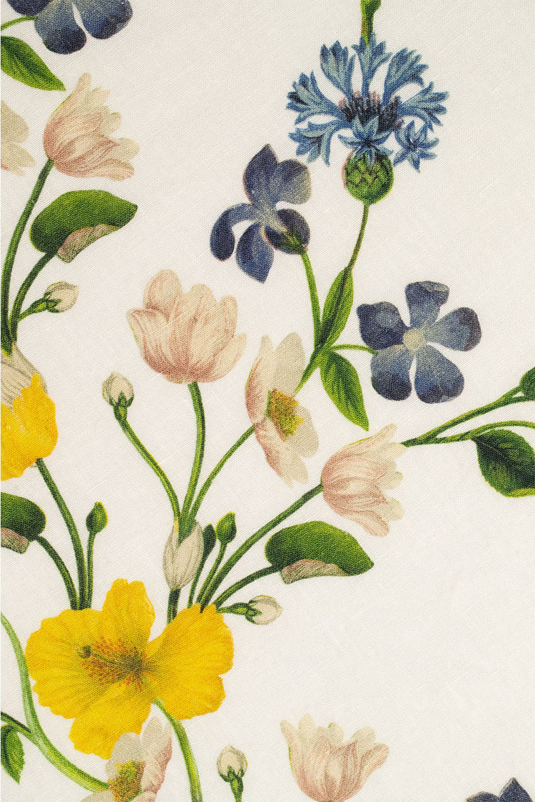 S&B x John Derian Botanical Wildflower Table Linen Collection