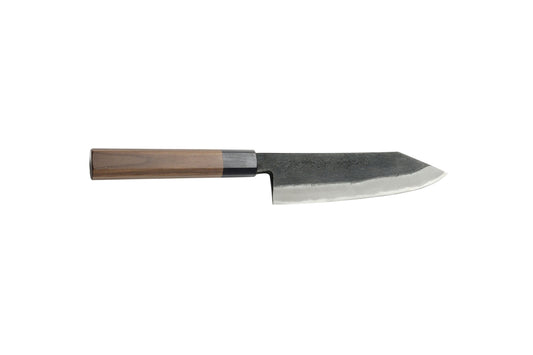 Kuro Kurouchi Carbon Steel Clad Santoku