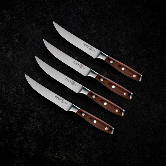 Avanta - 4 Piece Pakkawood Steak Knife Set