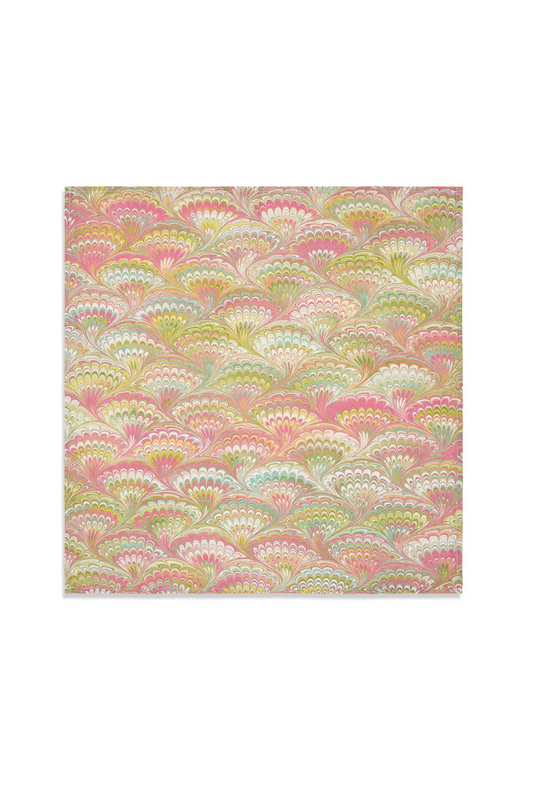 Marble Fan in Pink - Table Linen Collection
