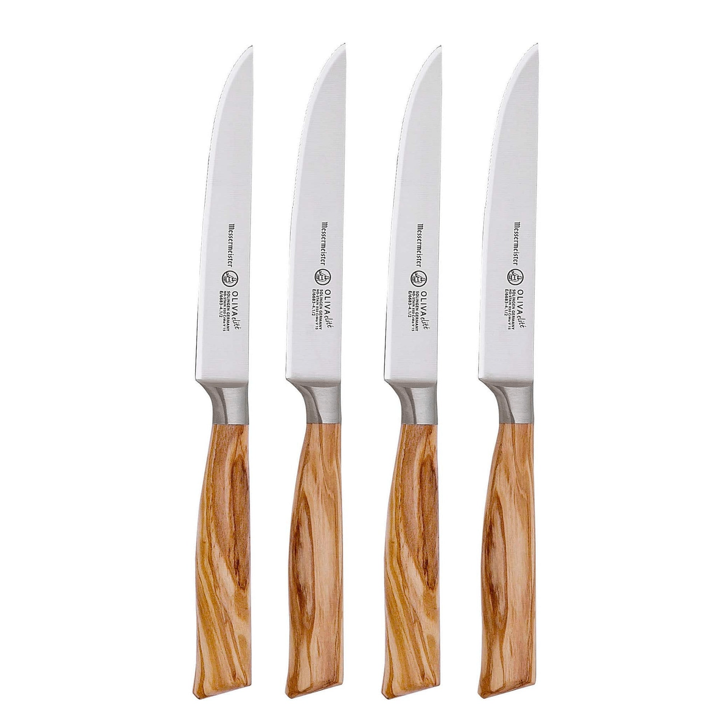 Oliva Elite - Fine Edge Steak Knife Set - 4 Piece