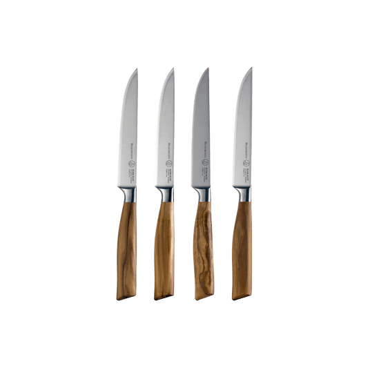 Oliva Elite - Fine Edge Steak Knife Set - 4 Piece