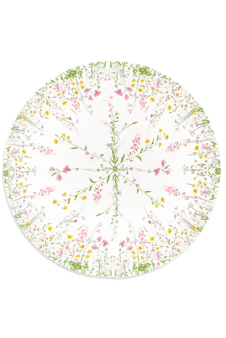 "Our June" Floral Linen - Tablecloth