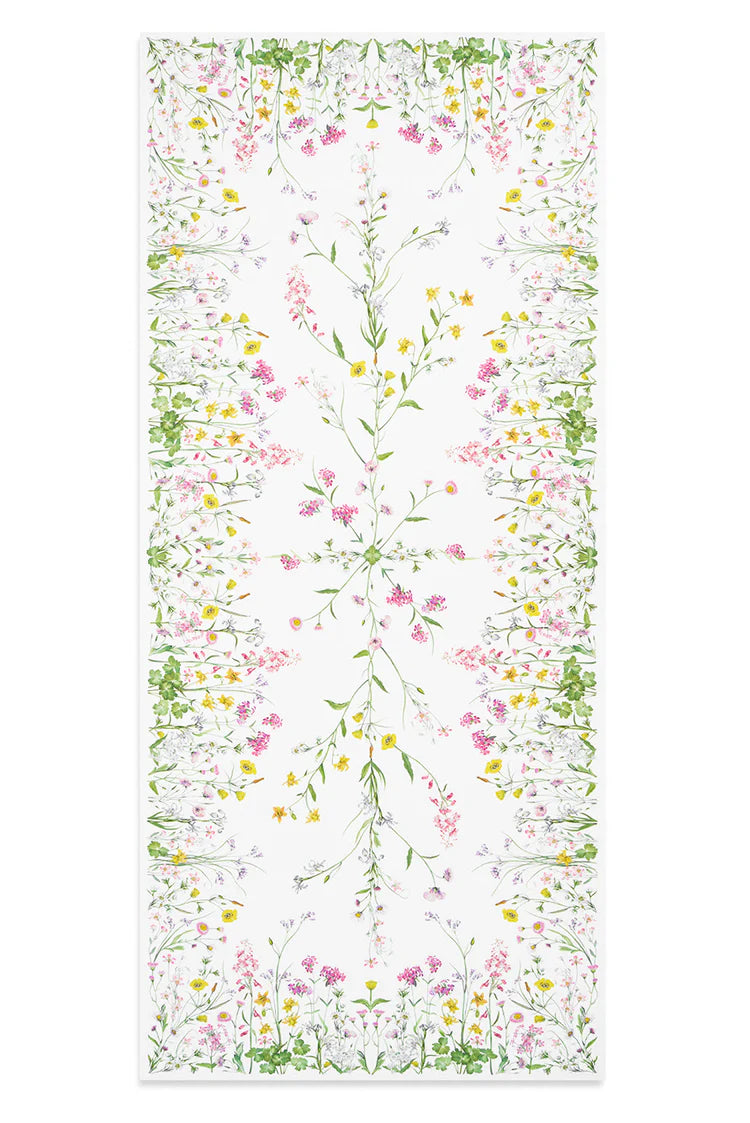 "Our June" Floral Linen - Tablecloth