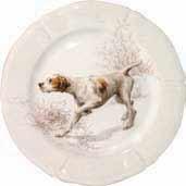 Sologne - Dessert Plates (Dog Collection)