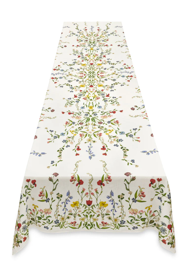 S&B x John Derian Botanical Wildflower Table Linen Collection