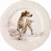 Sologne - Dessert Plates (Dog Collection)