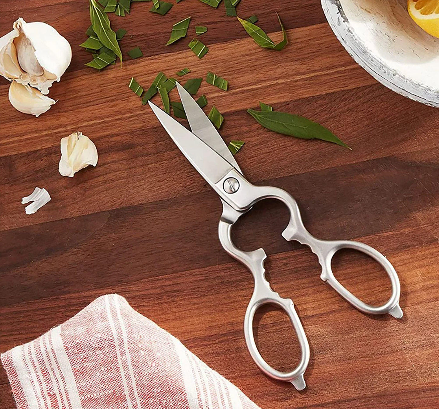 8 1/2" Come-Apart Kitchen Shears, Stainless-Steel