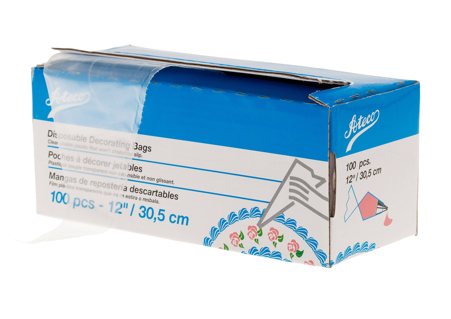 Ateco Disposable Pastry Bags, Box Of 100